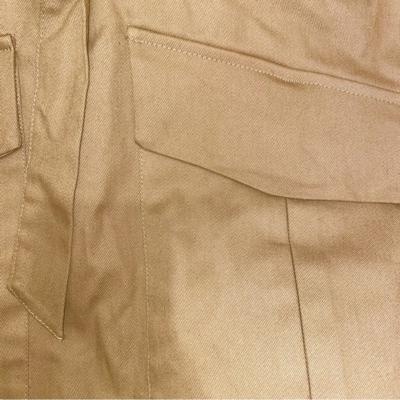 Zara NWT Belted Mini Skirt Tan XS - Picture 3 of 5